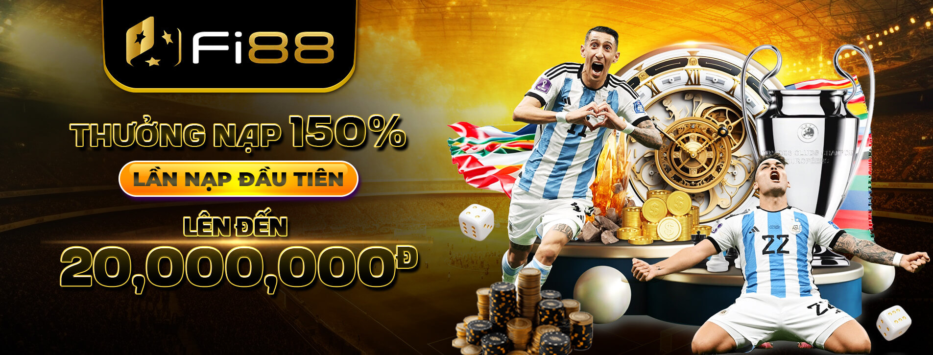 Thưởng nạp 150%